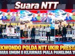 Polda NTT- Taekwondo-Ukir Prestasi-Juara Umum II-Kejurnas Piala Panglima TNI