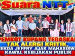 Pemkot Kupang-Tak Alergi Kritik-Sekda Jeffry- Ajak Mahasiswa-Kawal Kebijakan Publik